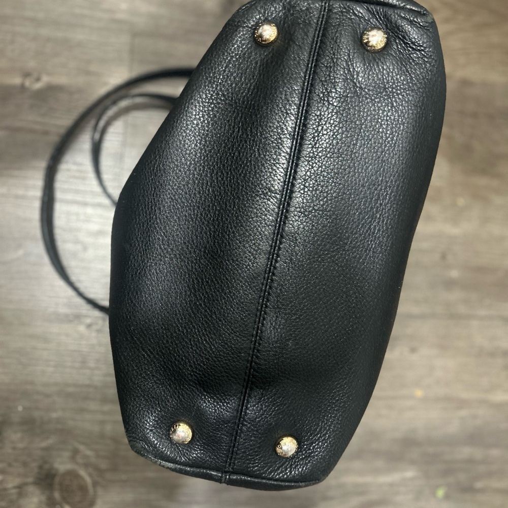 MICHAEL Michael Kors Black Leather Tote Bag - Picture 6 of 13